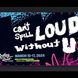 Rolling Loud Ticket 3 Day Ga Pass (Regular)