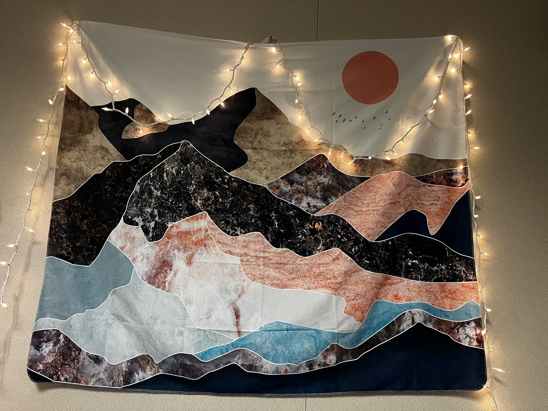 Uprising Mountain Wall tapestry