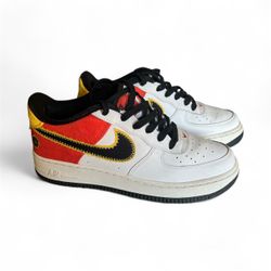 Nike Air Force 1 Low Red Yellow Black Sneakers