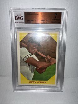 1960 Lefty O’Doul #37 BVG 7 NEAR MINT🔥🔥
