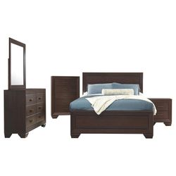 No Down Payment!! Queen & King Size Wooden Bedroom Set-Bed Frame,,Dresser, Nightstand  Free Delivery