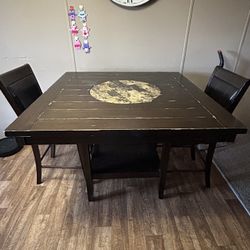 Dining Table With 4 Chairs 