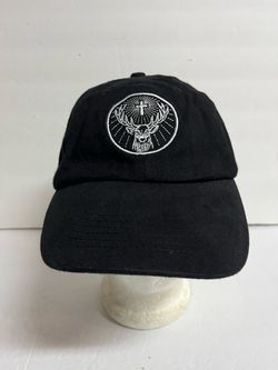 Jagermeister Black Embroidered Logo Slouch Hat