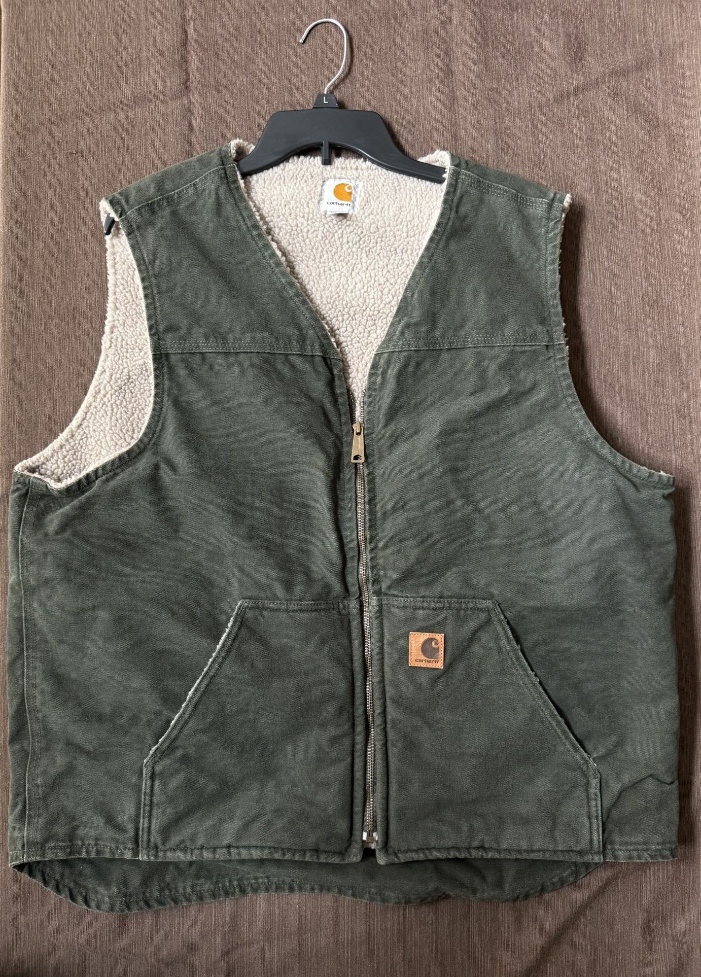 Carhartt Vest, Sherpa Lined - Vintage