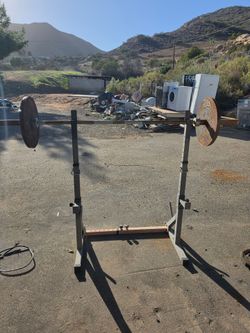 Olympic Squat Rack and Bench Press Stand