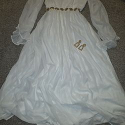 White dress size large
