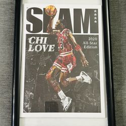 SLAM Magazine 2020 All-Star Edition "Chi Love" Michael Jordan Framed