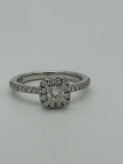 Kay Jewelers THE LEO Diamond 3/4 CT 14K White Gold Engagement Ring – Certified
