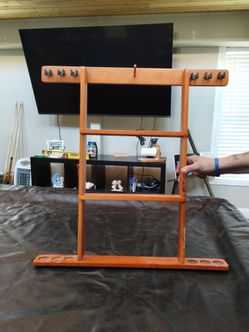 6-pool cuestand/wall mount