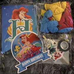 Princess Little Mermaid Ariel Birthday Party Supplies 