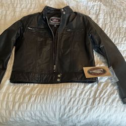 Woman’s New Leather Jacket Size- L