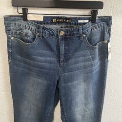 Anne Klein Mid Rise Skinny Jeans Women’s 