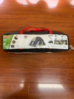 Coleman 2 person tent with small tarp