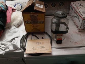 Vintage Mopar Washer Bottle Original Car Accessories 