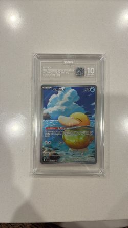 Psyduck Illustration Rare TAG Graded 10 Gem Mint