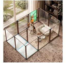 FXW Dog Playpen - Walnut