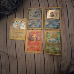 Rear Pokemon Cards 