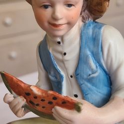 1970 Subito Boy Eating Watermelon 🍉 