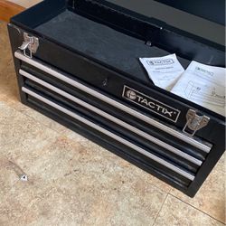 tactix 3 drawer toolbox 