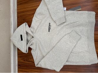 Light oatmeal essentials hoodie