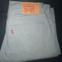 Grey Levi 501s