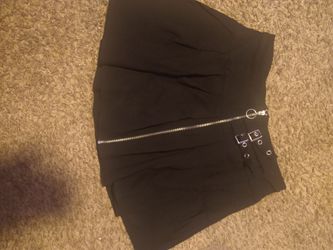 Black goth skirt
