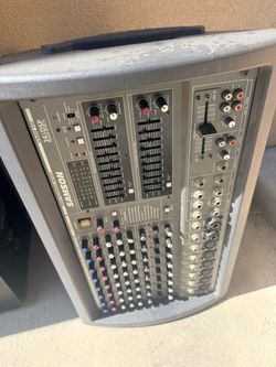 Samson XM910 Powered Mixer + Boston Acoustics Tower Speakers – Bundle, As-Is