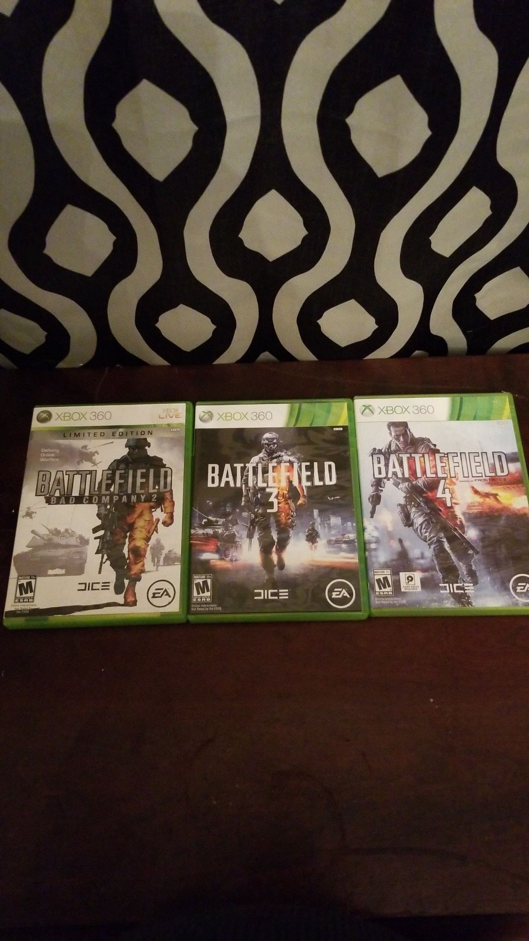 Xbox 360 Battlefield games
