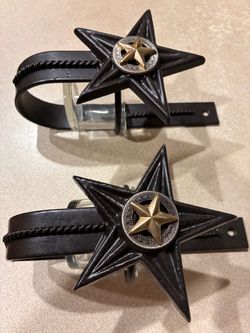 Two cowboy sconces