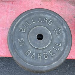 Billard 25s Pound Standard Plates 