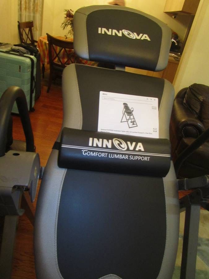 Innova Inversion Table with Air comfort lumbar support Lumbar Support,