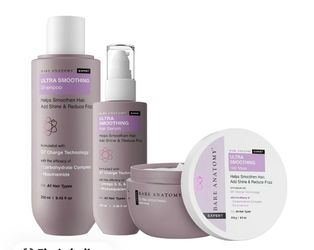 Shampoo and conditioner plus heat, safe, straightener treatment