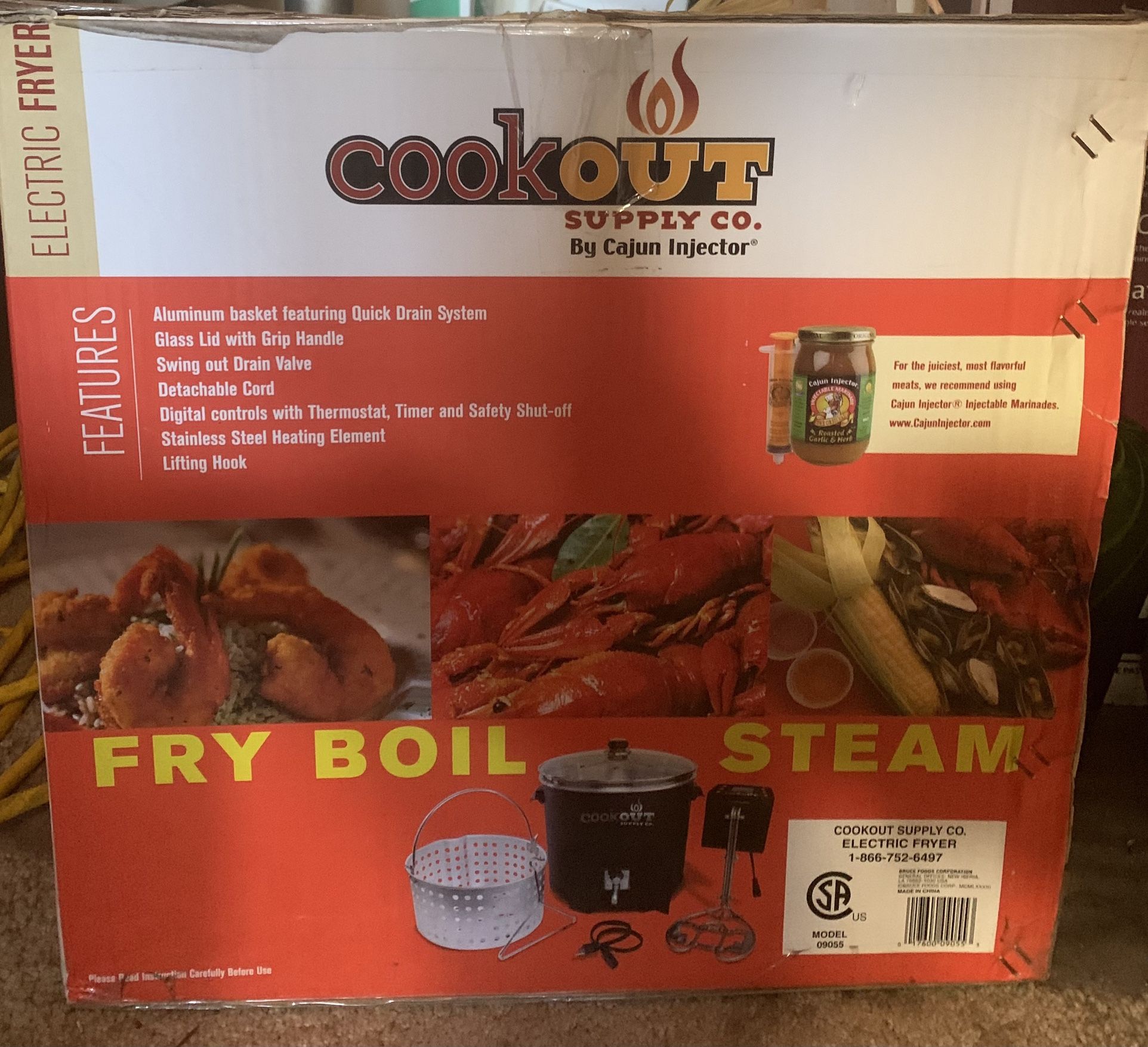 Electric Turkey Fryer (or Boil Or Steam)