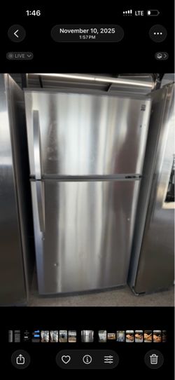 Stainless Steel Top-Freezer Refrigerator