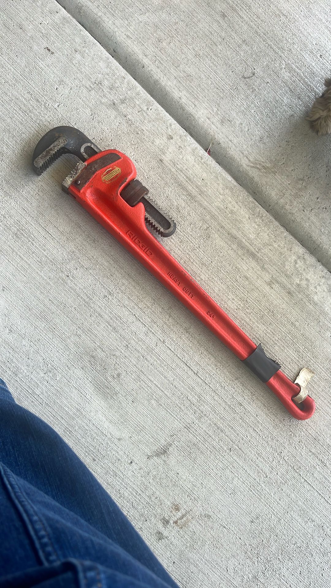 RIDGID pipe wrench 24”