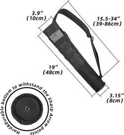 Archery Arrow Quiver for Arrows Holder Adjustable Hip and Back Bow Hunting and Target Practicing Accessories with Molle Tactical System for Kids and A