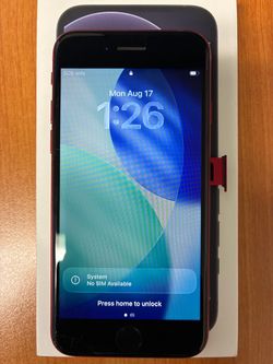 Apple iPhone Red with Home Button