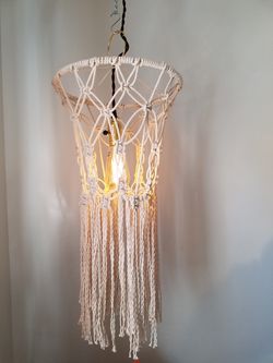 Macrame Lantern/Chandelier