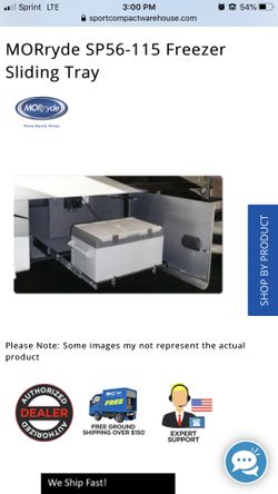 MORryde SP56-115 Freezer Sliding Tray