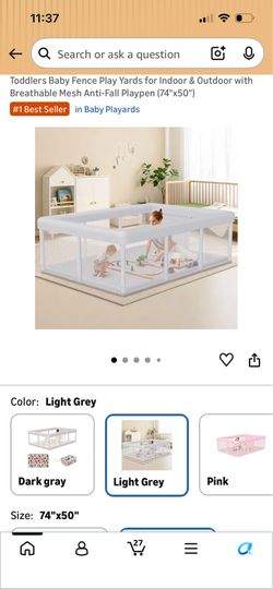 NEED GONE!New Toddlers Baby Playpen