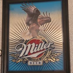 Miller Beer Bald Eagle Mirror