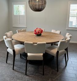 Rustic Handmade Dining Table – Solid Lumber Build