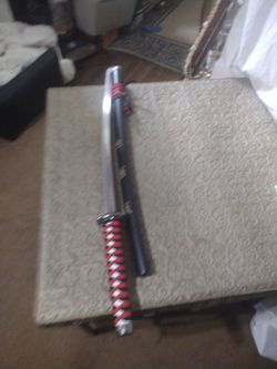 This is a decorative Japanese katana.