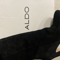 Aldo Suede Knee Length Boots