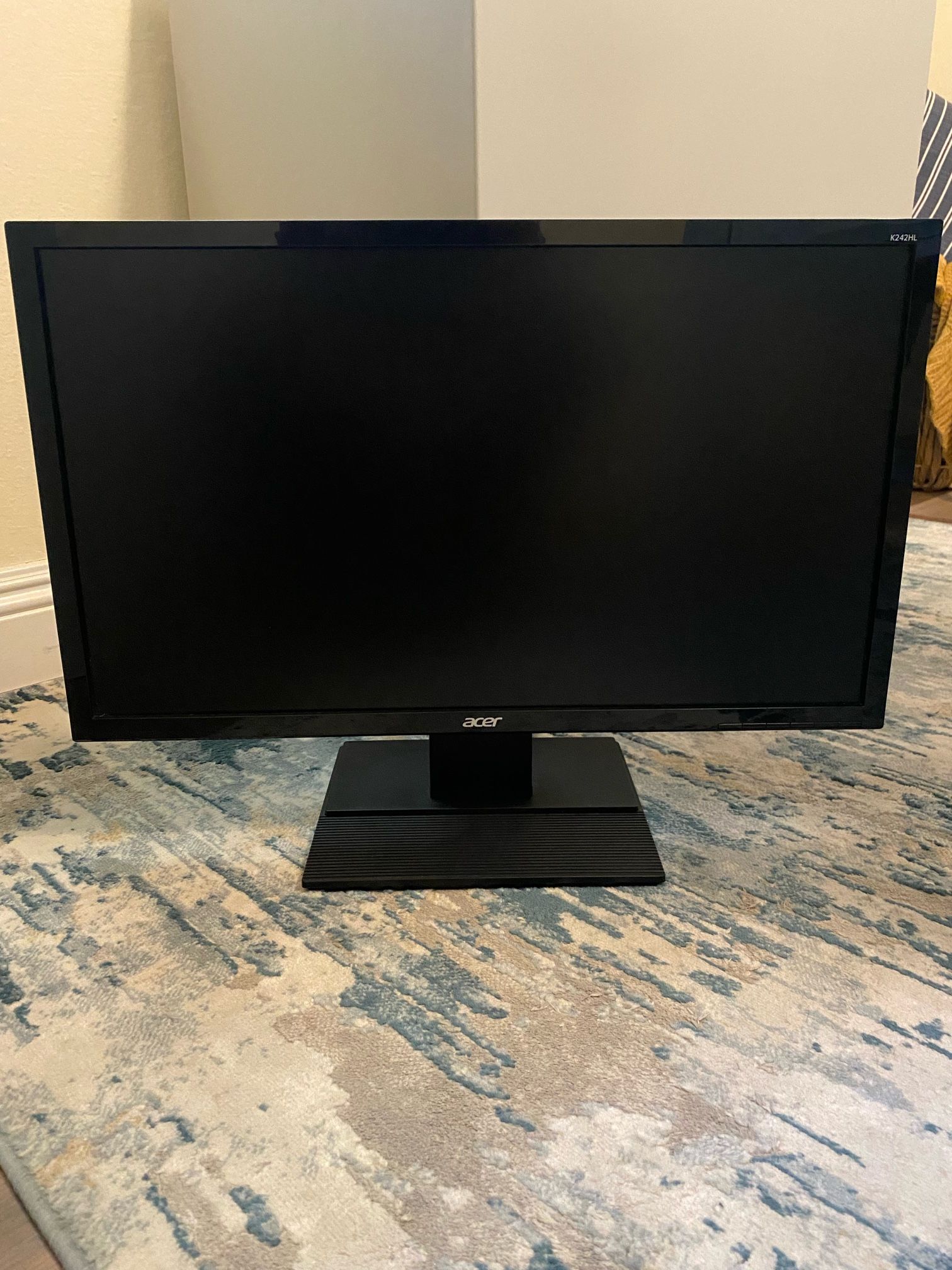 24 inch Acer LED Monitor Full HD (1080p) 1920 x 1080 at 75 Hz