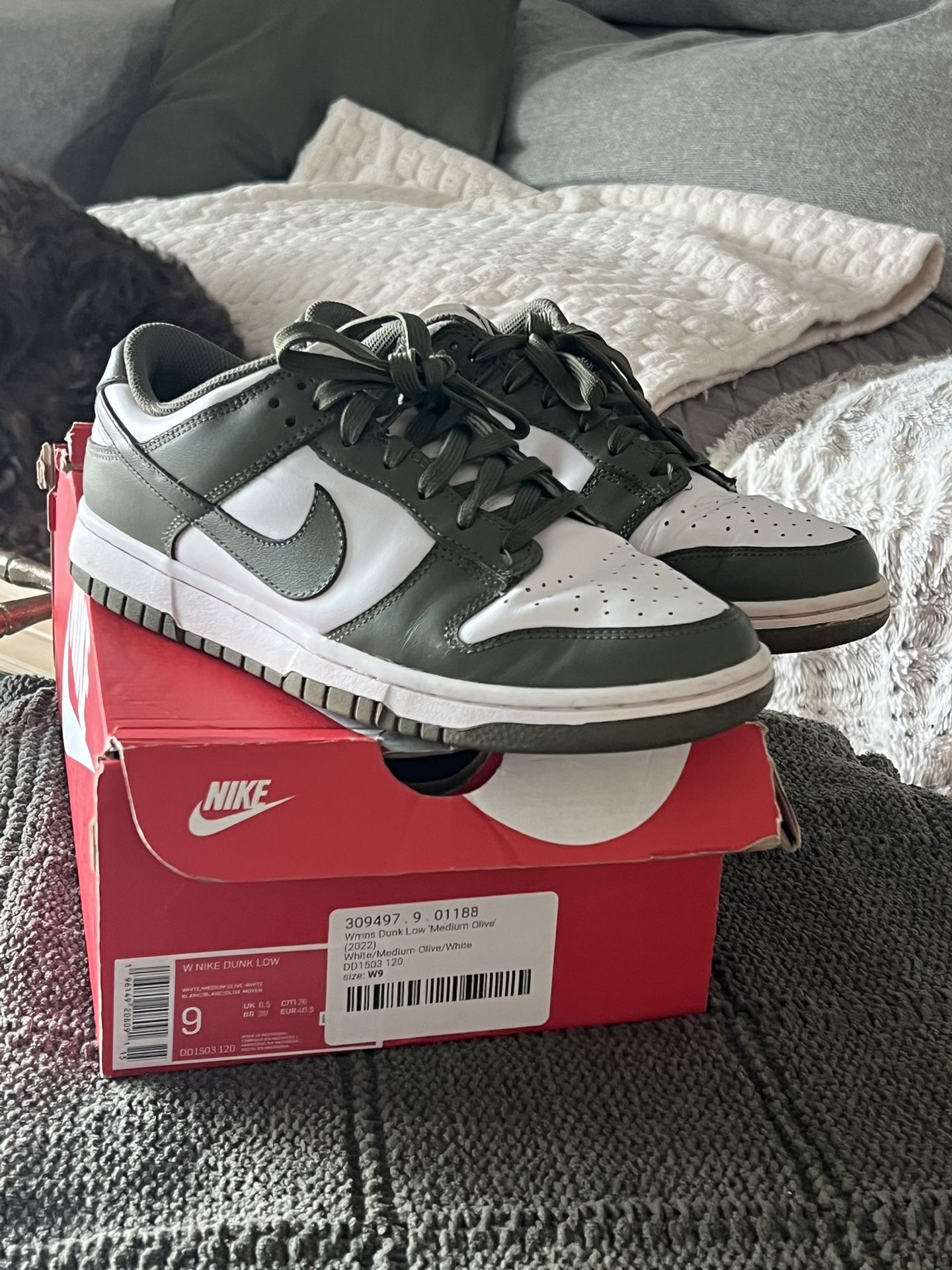 Nike Dunk Low “Medium Olive” (Women’s Size 9 / Men’s 7.5)