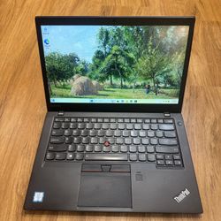 Lenovo ThinkPad T460s core i5 6th gen 8GB Ram 256GB SSD Windows 11 Pro 15” HD Touch Screen Laptop with charger in Excellent Working condition!!!!!  Sp