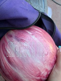 Ebonite Maxim Bowling Ball Pink Swirl