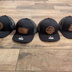 Custom Leather Patched Hat