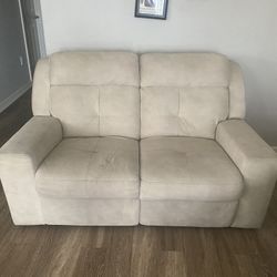 Electric Love Seat Duel Recliner